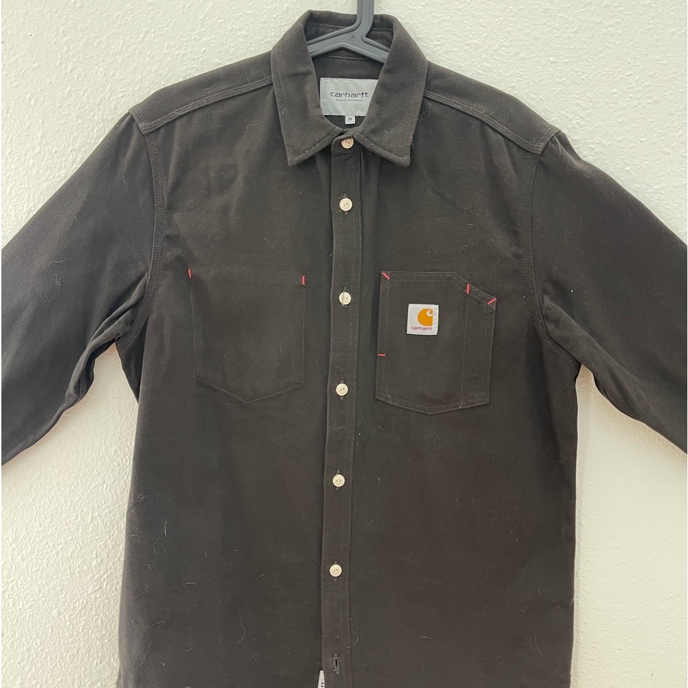 Carhartt WIP button up shirt - Mens Medium - Brown